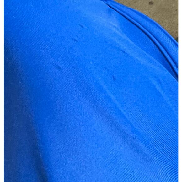 Victorias Secret The High Tie Halter Swim Top Womens 36DD Blue Ruffle Underwire - Picture 5 of 9